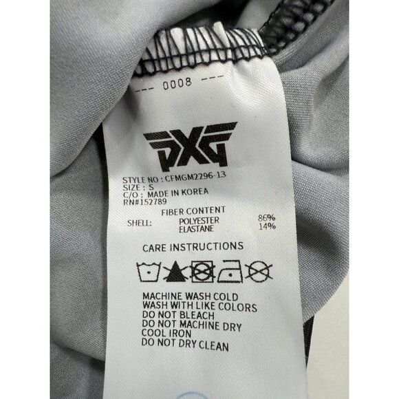 PXG Mens Essential Fairway 1/4 Zip Golf Pullover Shirt Size Small Black Camo - Picture 10 of 13